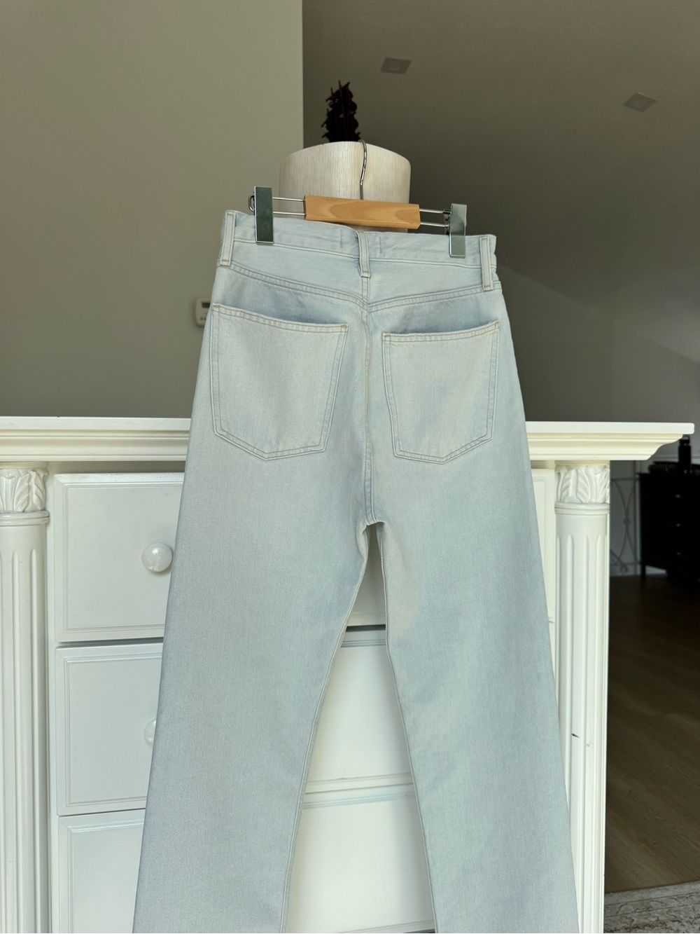 AGOLDE High Rise Button Fly Straight Leg Jeans Women’s 25